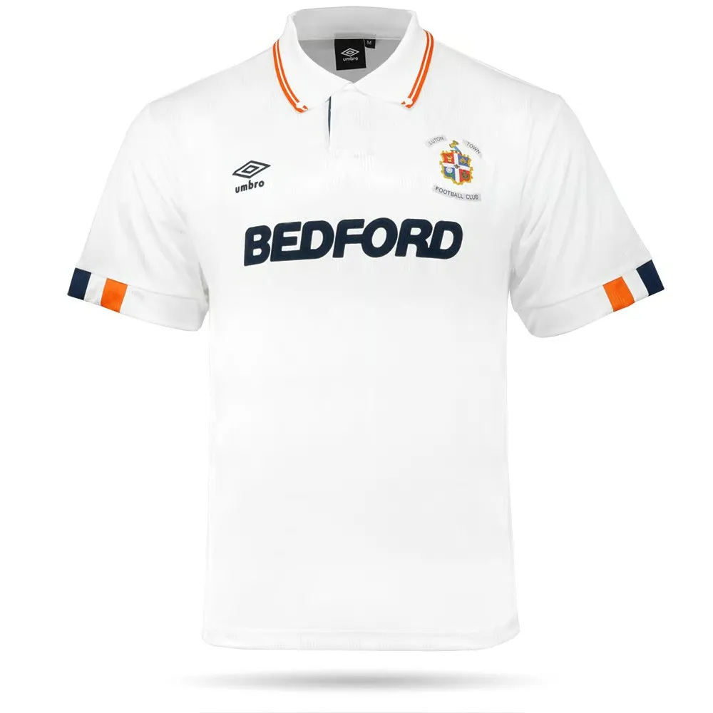 Camiseta retro de local del Luton Town para mujer 1989/90