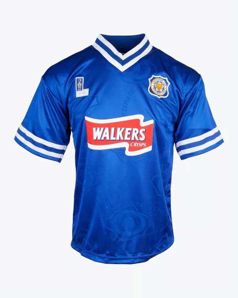 Camiseta Retro Local Mujer Leicester City 1996