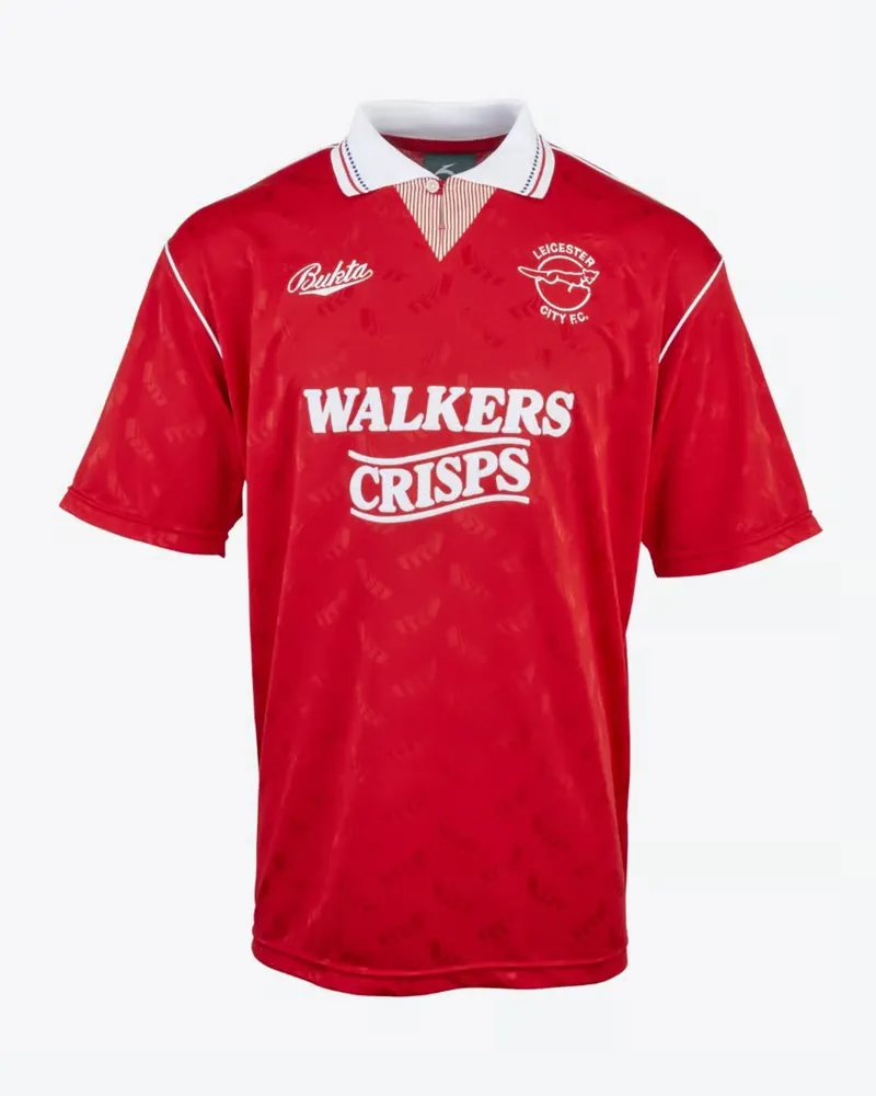 Camiseta Retro Visitante Mujer Leicester City 1990