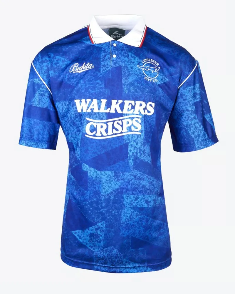 Camiseta Retro Leicester City Local 1990 para Hombre