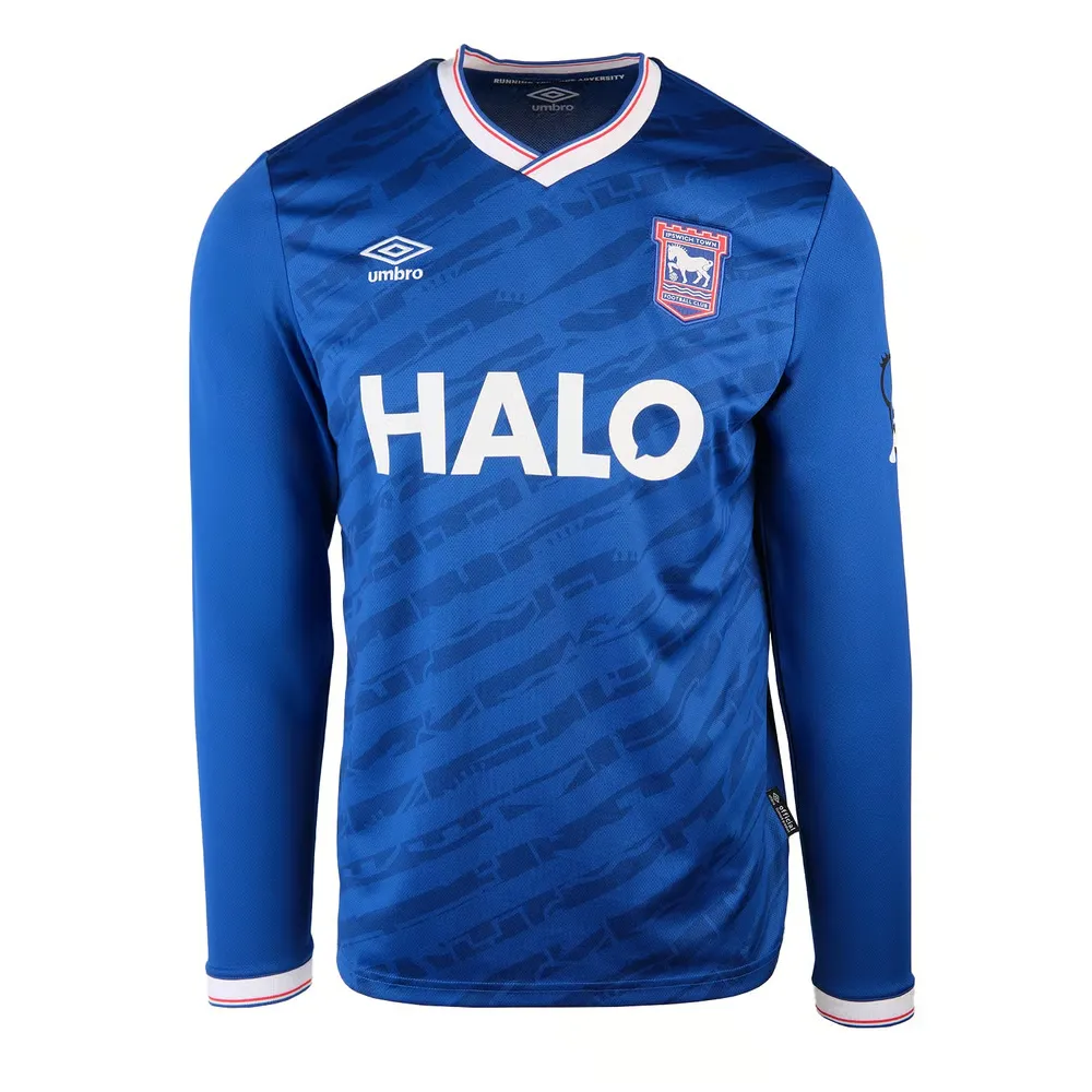 Mujer Ipswich Town 2025/26 Camiseta Local Manga Larga
