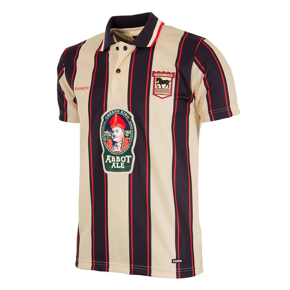Camiseta retro de visitante del Ipswich Town para niños 1996/98