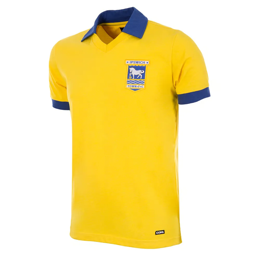 Camiseta retro de visitante del Ipswich Town para niños 1976/77