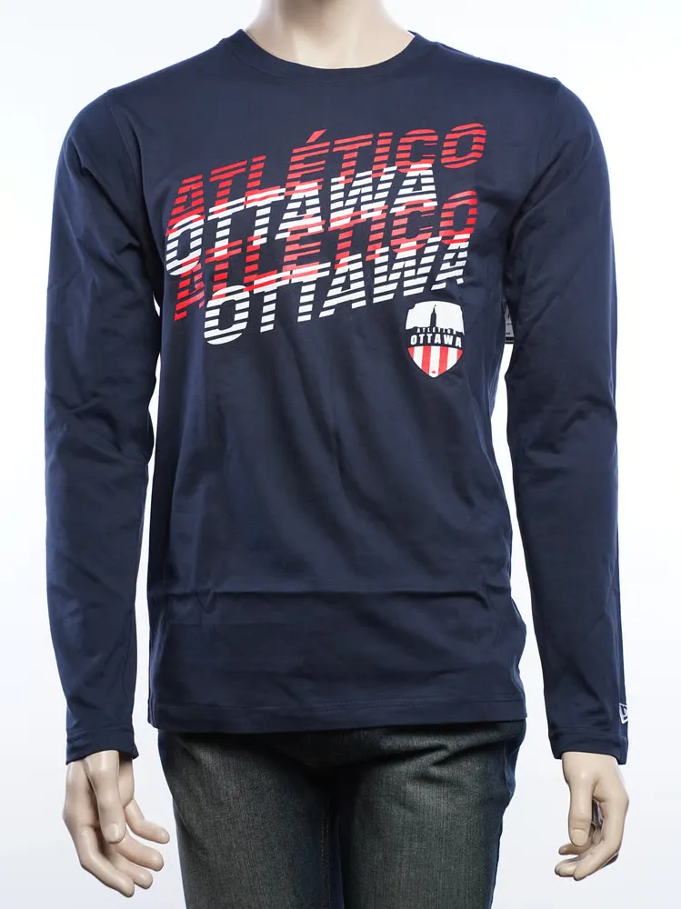 Camiseta Manga Larga New Era Tercera 2025 Mujer Atlético Ottawa