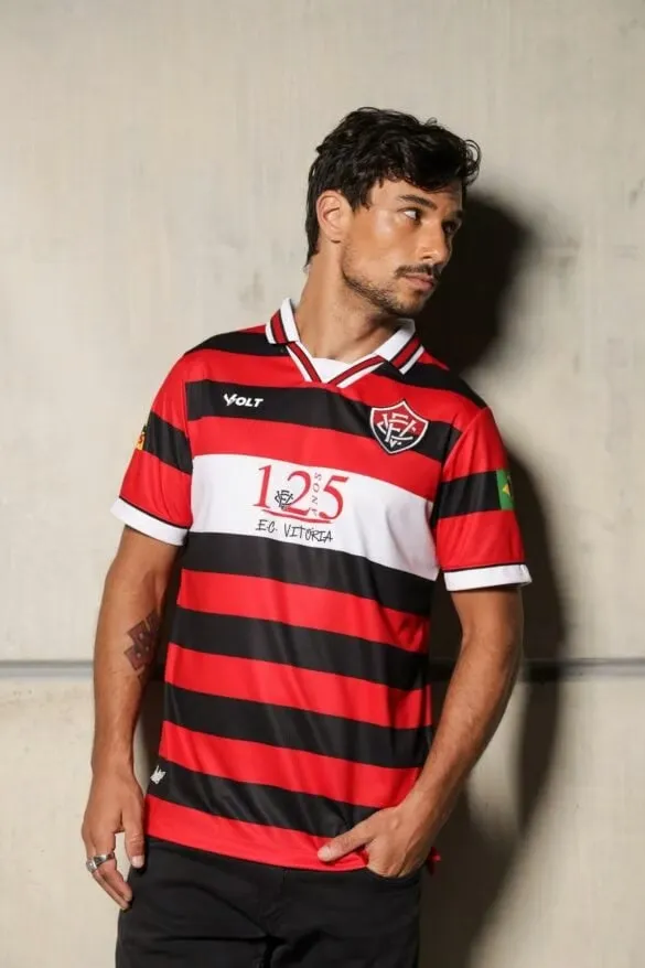 Camiseta tercera aniversario Vitória 2024 para niños