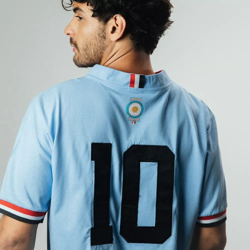 Camiseta retro São Paulo colección ídolos Uruguay #10 niño - Imagen 2