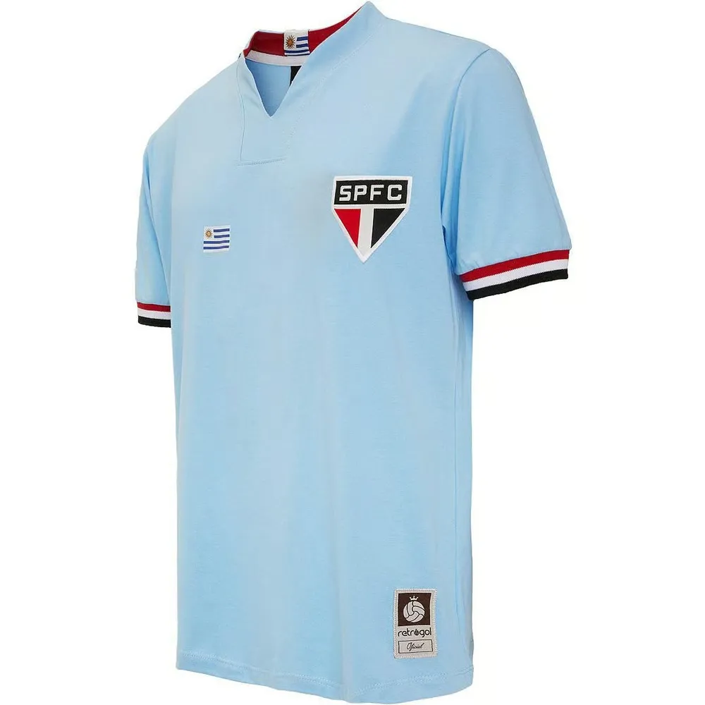 Camiseta retro São Paulo colección ídolos Uruguay #4 hombre
