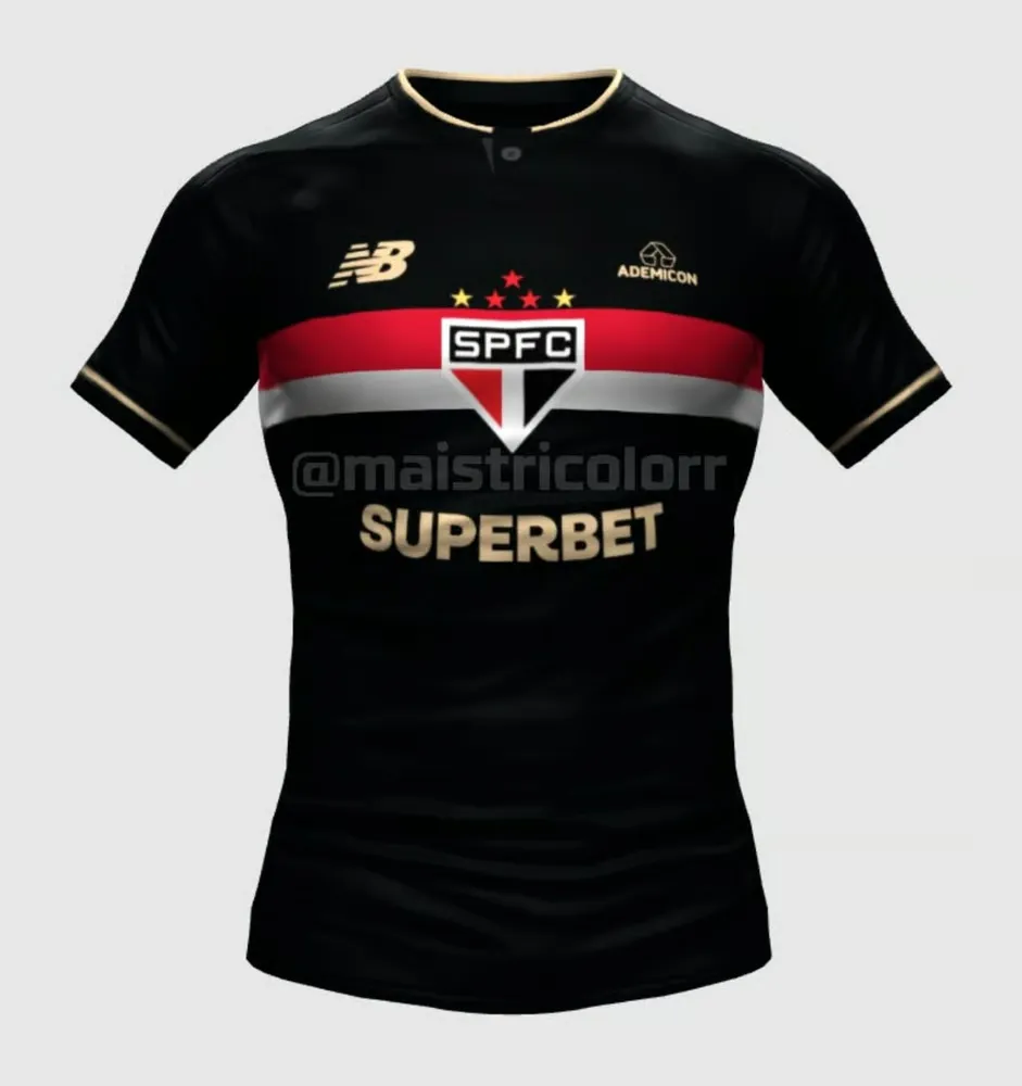 Camiseta tercera São Paulo 2025 para mujeres