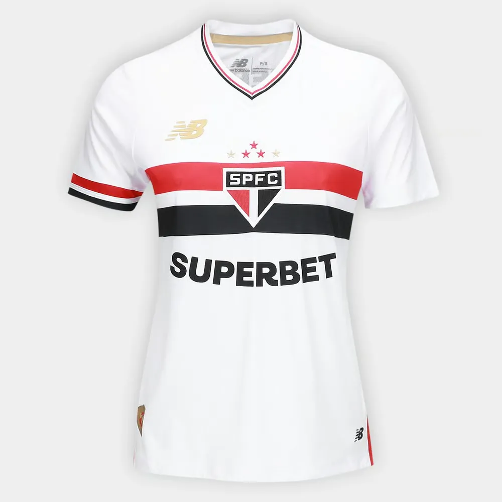 Camiseta de casa São Paulo 2025 para mujeres