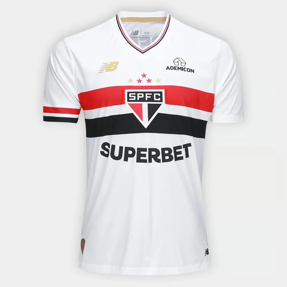 Camiseta de casa São Paulo 2025 para niños