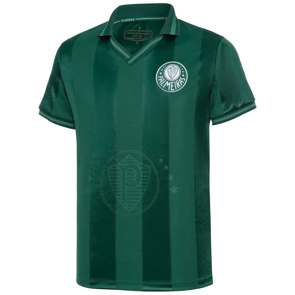Camiseta retro Palmeiras 1998 verde oscuro mujer