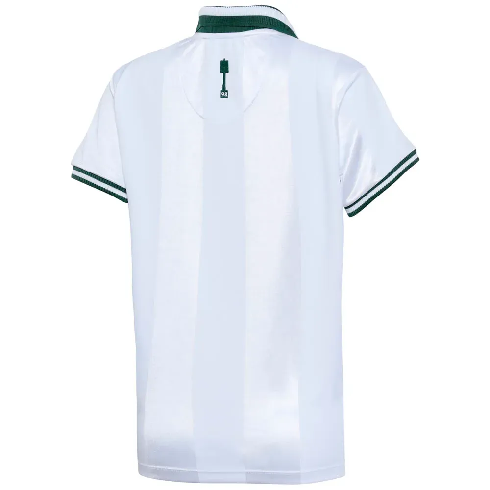 Camiseta retro Palmeiras 1998 blanca mujer - Imagen 2