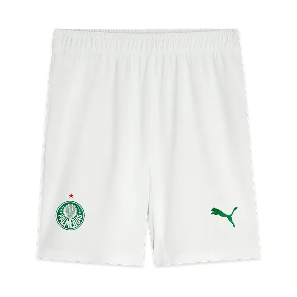 Pantalones cortos de casa Palmeiras 2025 para niños