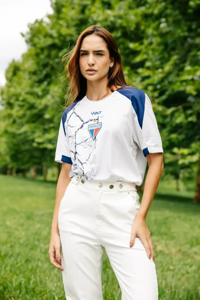 Camiseta de calentamiento tercera Fortaleza EC 2025 para mujeres