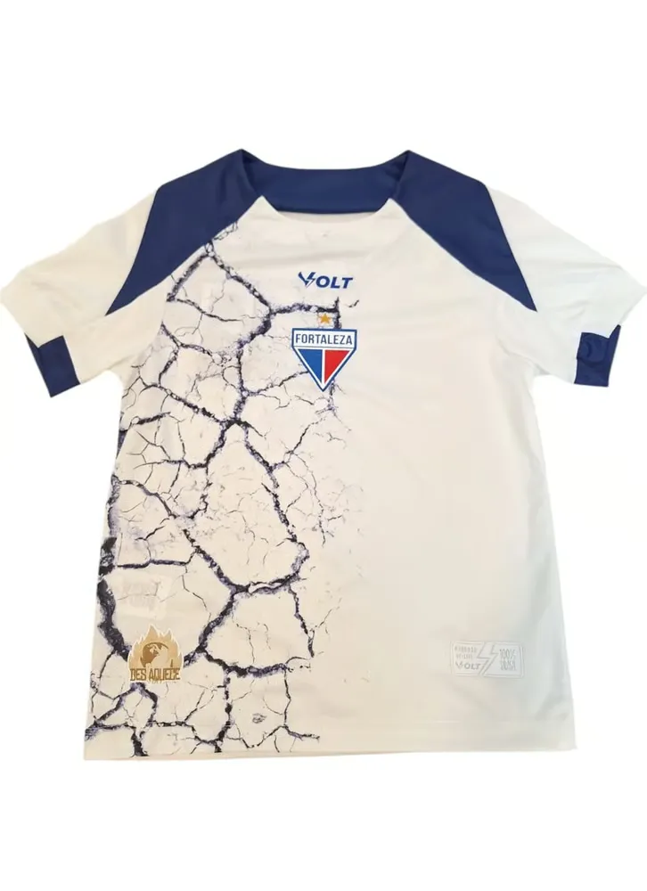 Camiseta de calentamiento tercera Fortaleza EC 2025 para niños