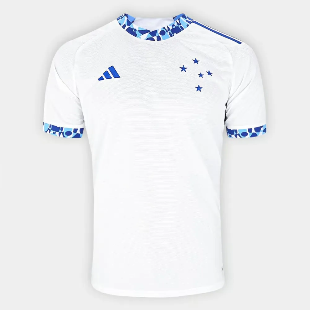 Camiseta de visitante Cruzeiro 2024 para niños
