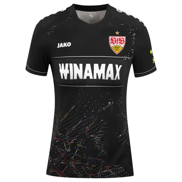 Camiseta Away VfB Stuttgart 2024/25 - Negra para mujer