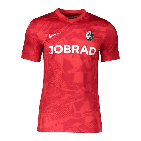Camiseta de Calentamiento Tercera Hombre SC Freiburg 2025/26 - Rojo