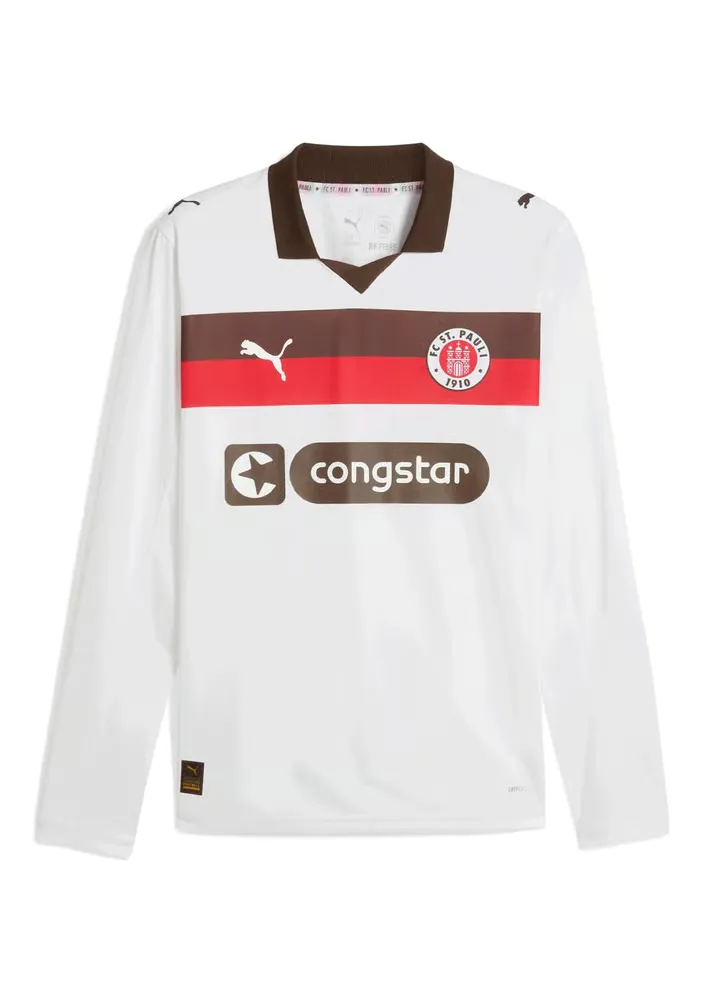 Camiseta de Visitante de Manga Larga Niño FC St. Pauli 2025/26