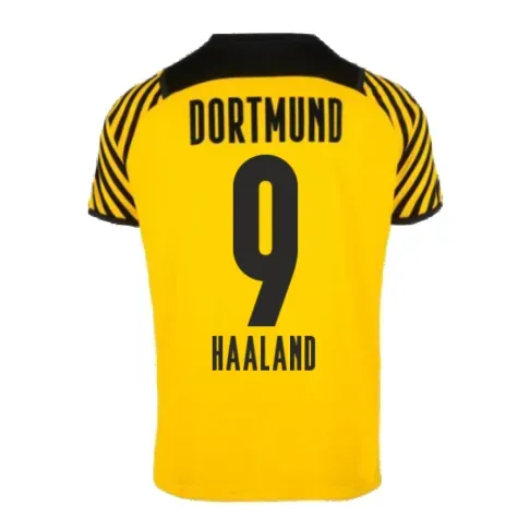 Camiseta de casa HAALAND Borussia Dortmund 2021/22 para hombres