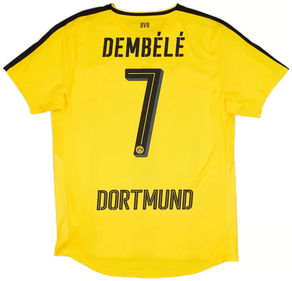 Camiseta de casa O.DEMBELE Borussia Dortmund 2016/17 para niños