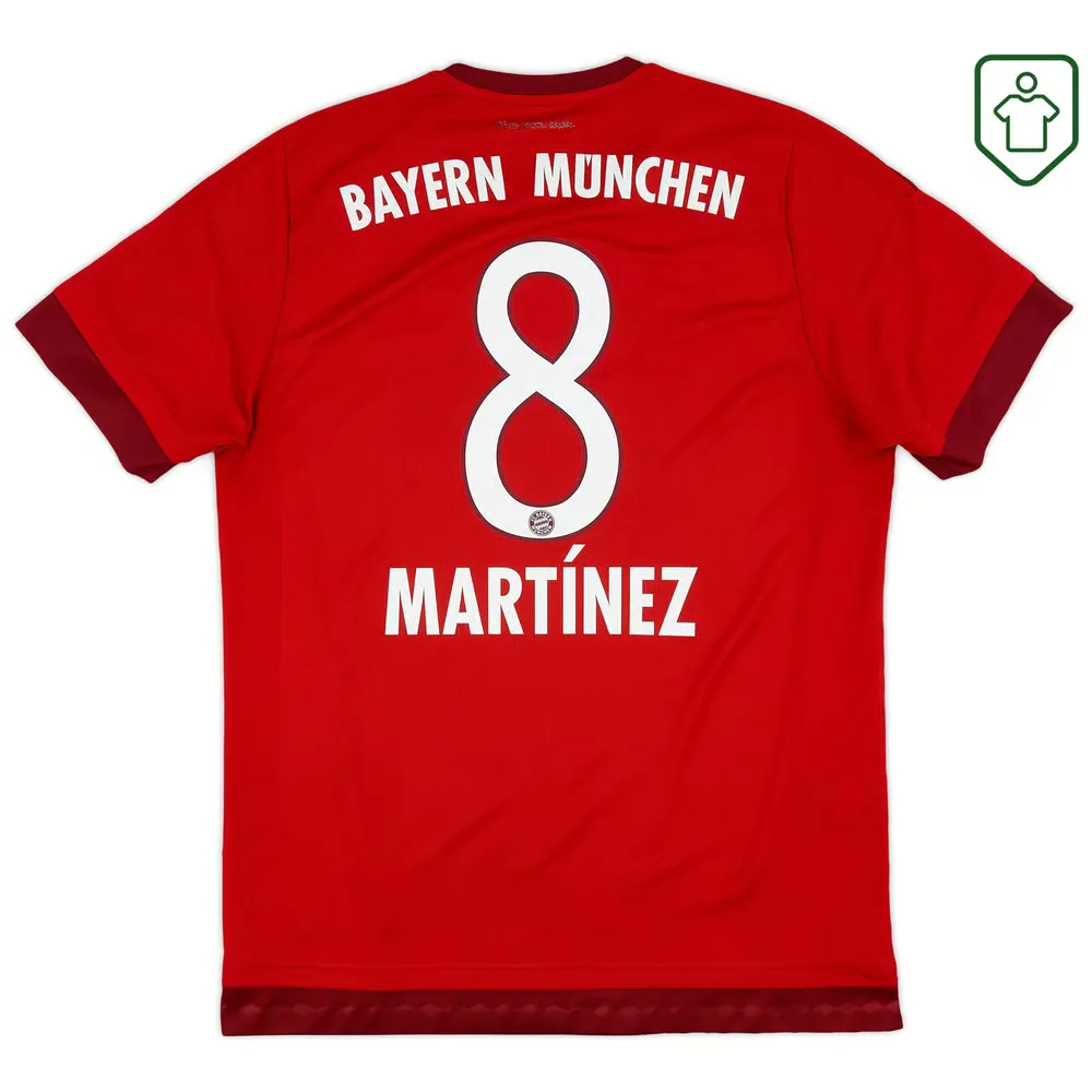 Camiseta retro Bayern Múnich 2015/26 local para hombre Martínez #8