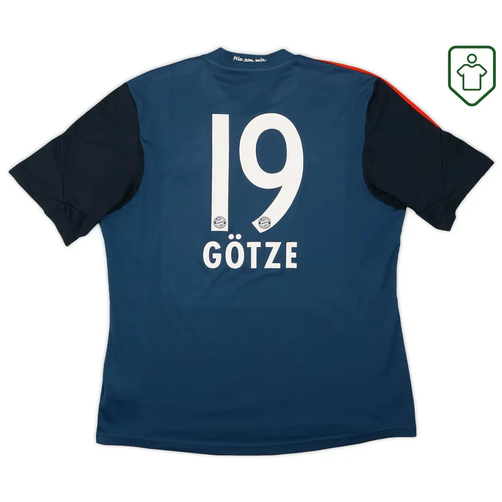 Camiseta retro Bayern Múnich 2013/14 para hombre Götze #19