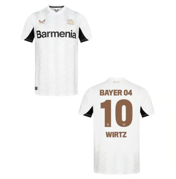 Camiseta Away Bayer 04 Leverkusen 2024/25 - WIRTZ 10 para hombre