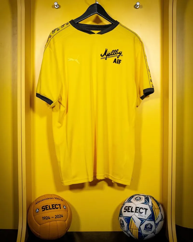 Camiseta tercera centenario para niños Mjällby AIF 2024