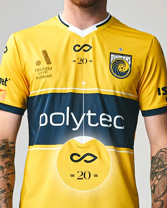 Camiseta local infantil Central Coast Mariners 2024/25