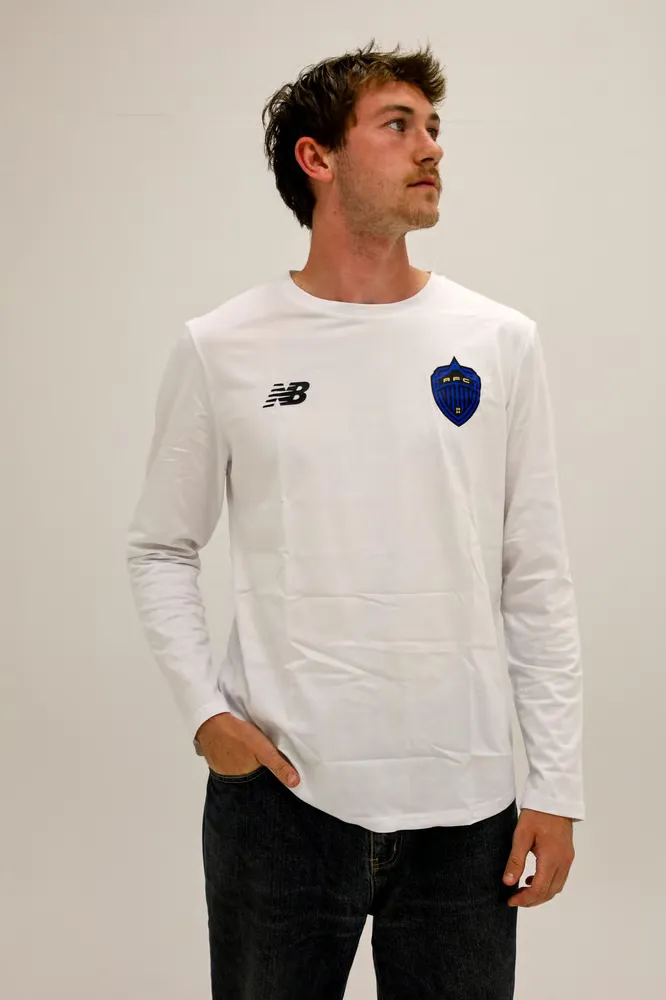 Camiseta Manga Larga Casual Tercera Blanca 2024/25 Niño Auckland FC