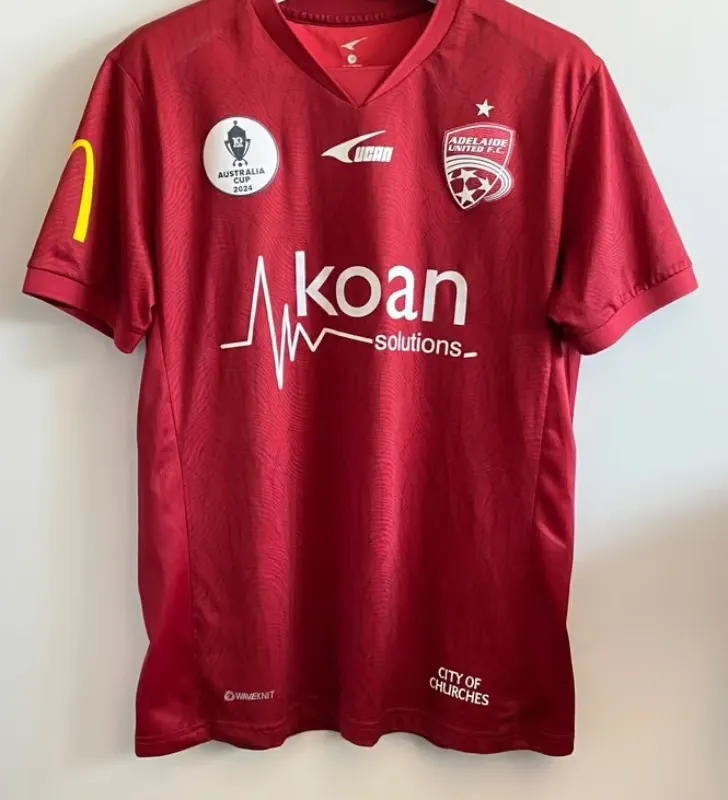 Camiseta copa local infantil Adelaide United 2024/25
