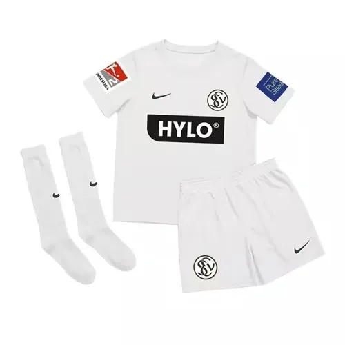 Kit Casa 1. FC Elversberg 2024/25 para Niños - Blanco