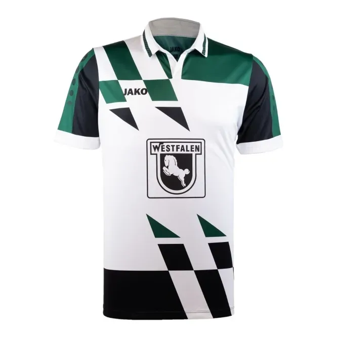 Camiseta retro SC Preußen Münster Westfalia mujer