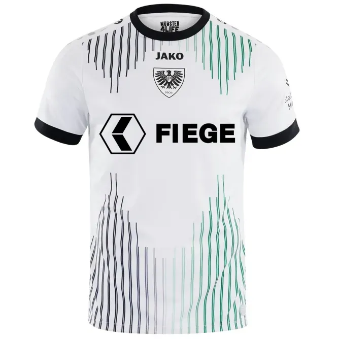 Camiseta Segunda SC Preußen Münster 2025/26 Hombre