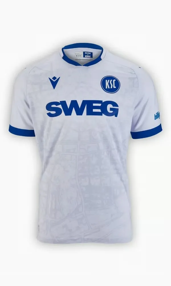 Camiseta Segunda Karlsruher SC 2025/26 Niño
