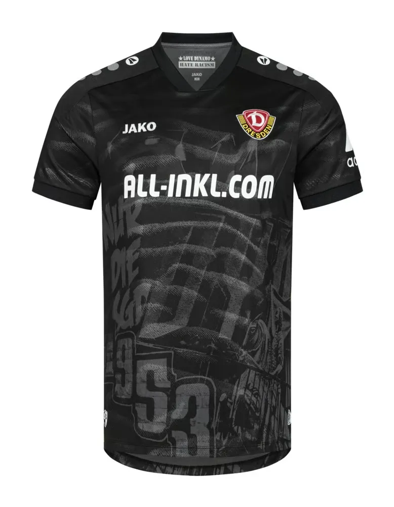 Hombre Camiseta visitante Dynamo Dresden 2025/26 - Negra