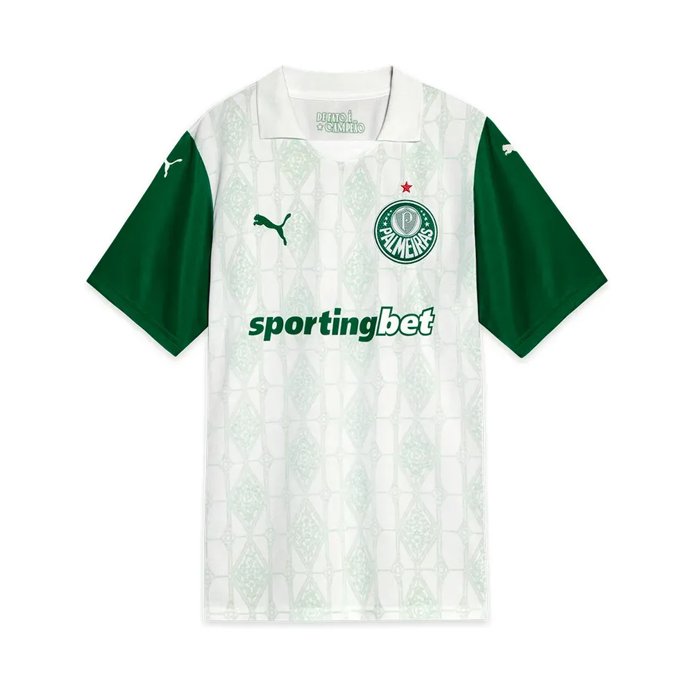 Camiseta de visitante Palmeiras 2025 para mujeres