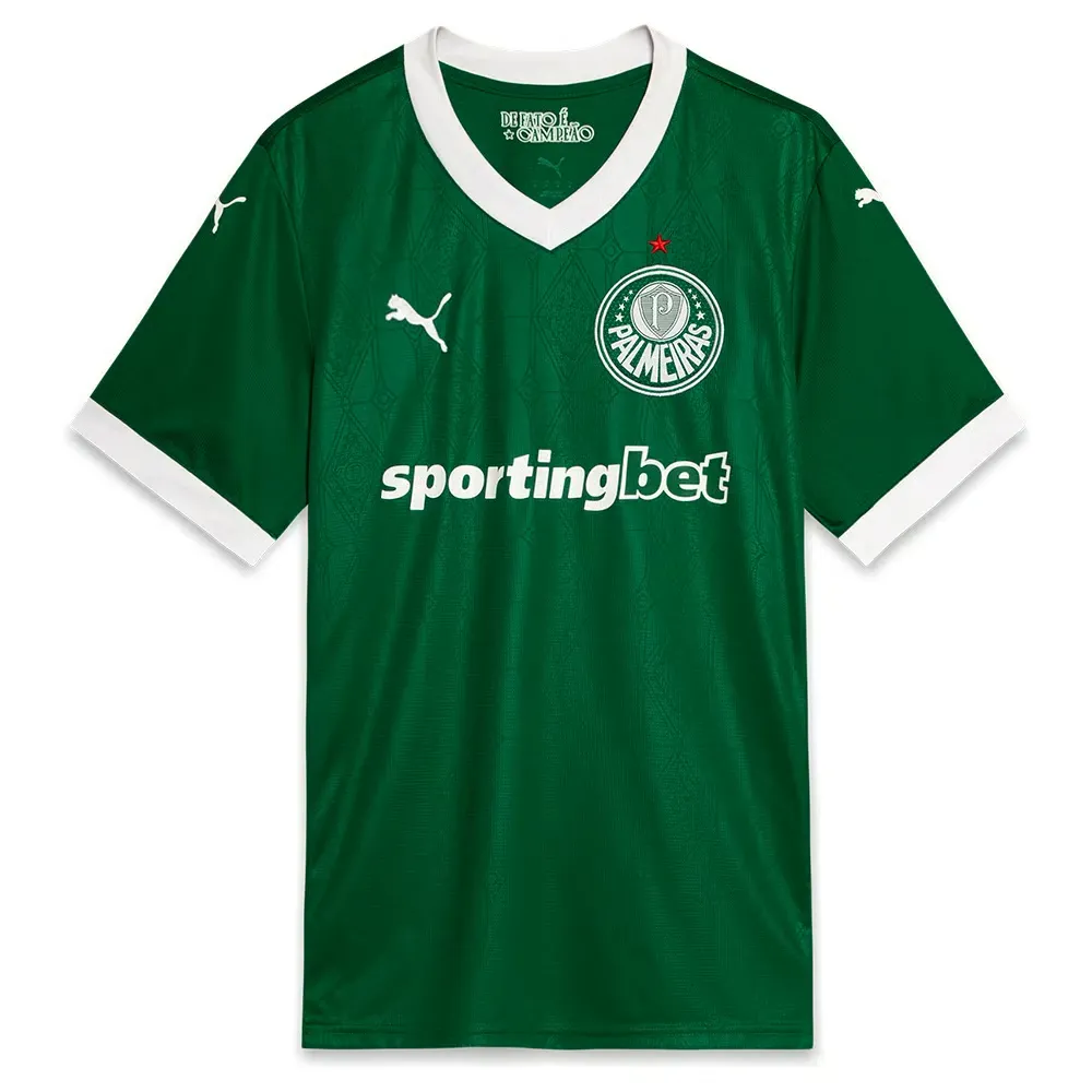 Camiseta de casa Palmeiras 2025 para niños