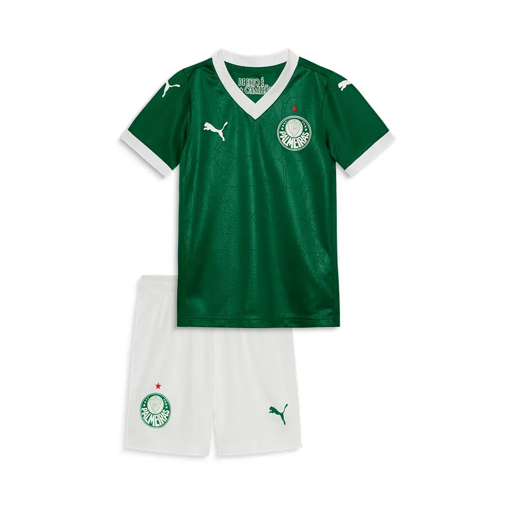 Kit de casa Palmeiras 2025 para niños