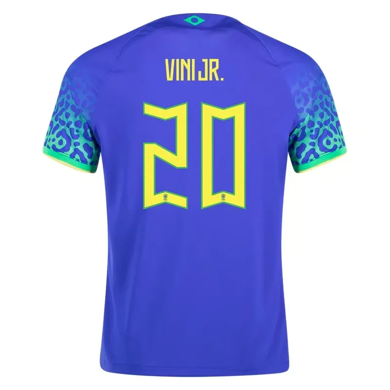 Vinícius Júnior #20 Brasil Camiseta de Visita Mundial 2022