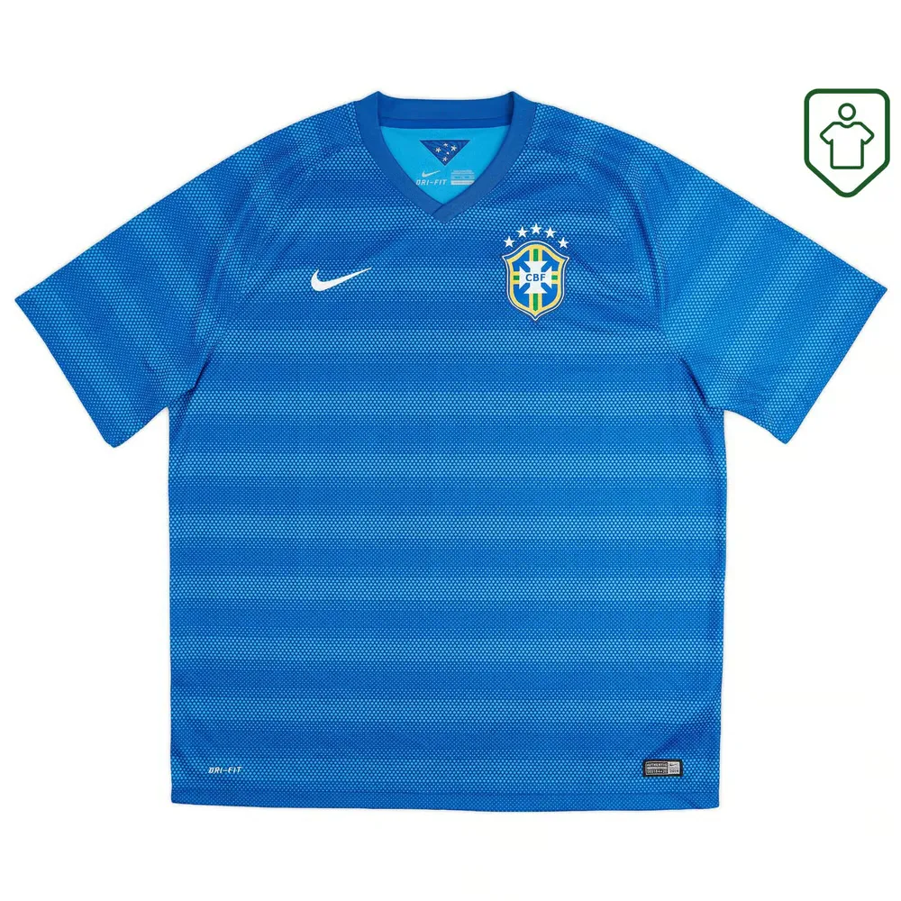 Camiseta retro visitante Brasil 2014/15 para hombre