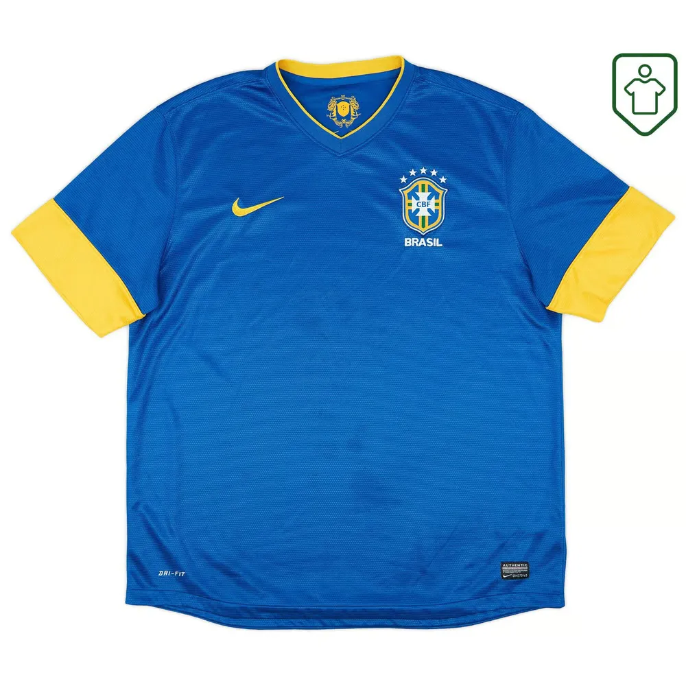 Camiseta retro visitante Brasil 2012/13 para hombre