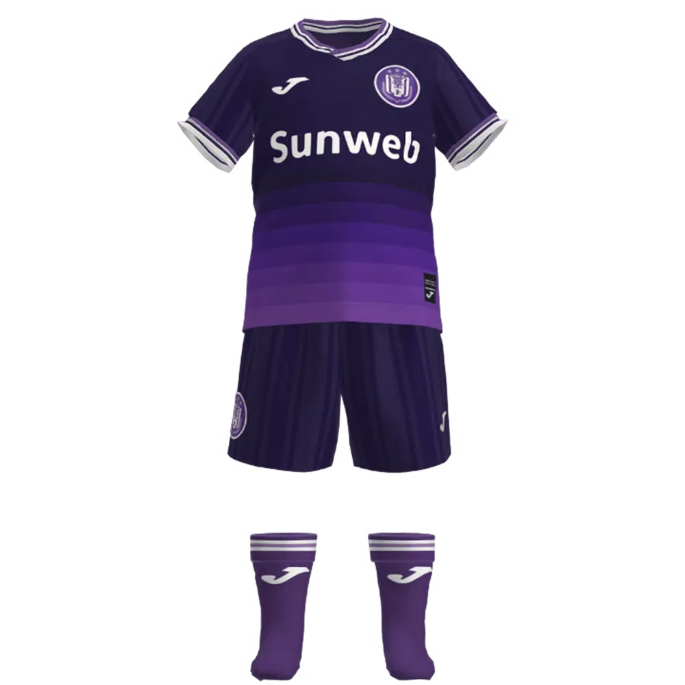 Kit Local RSC Anderlecht 2025/26 Niño