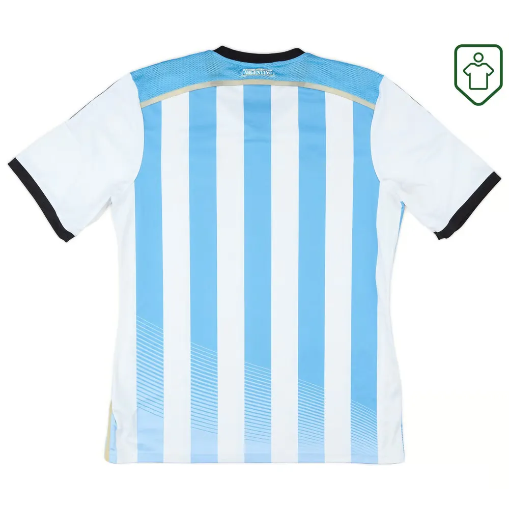 Camiseta retro local Argentina 2013/15 azul para hombre - Imagen 2