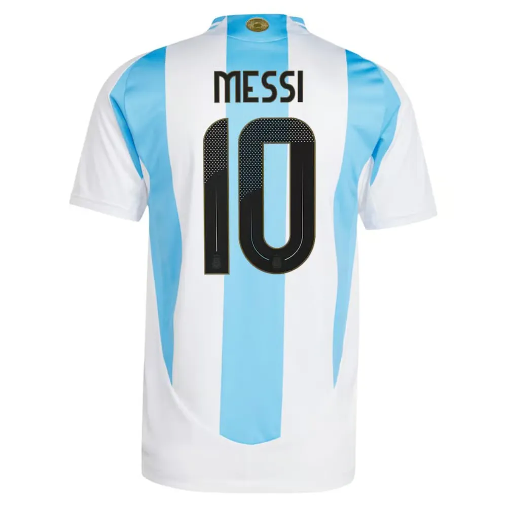 Lionel Messi #10 Argentina Camiseta Versión Jugador de Local Copa América 2024