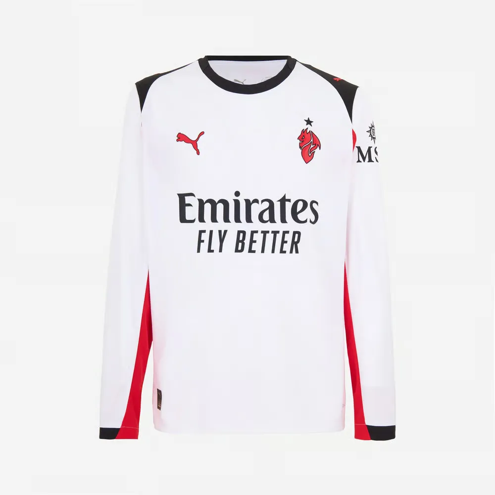Camiseta de Visitante de Manga Larga Milan Mujer 2025/26