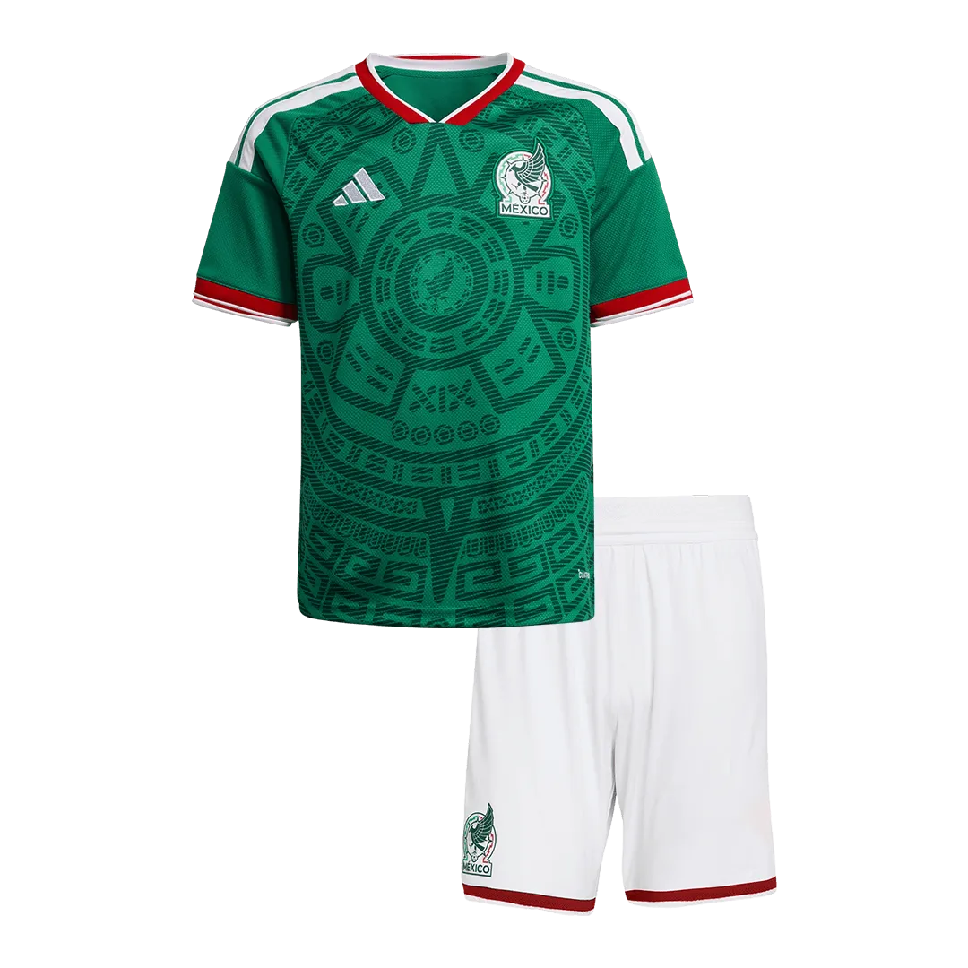 Camisetas de fútbol infantil de México para la Copa Mundial 2026