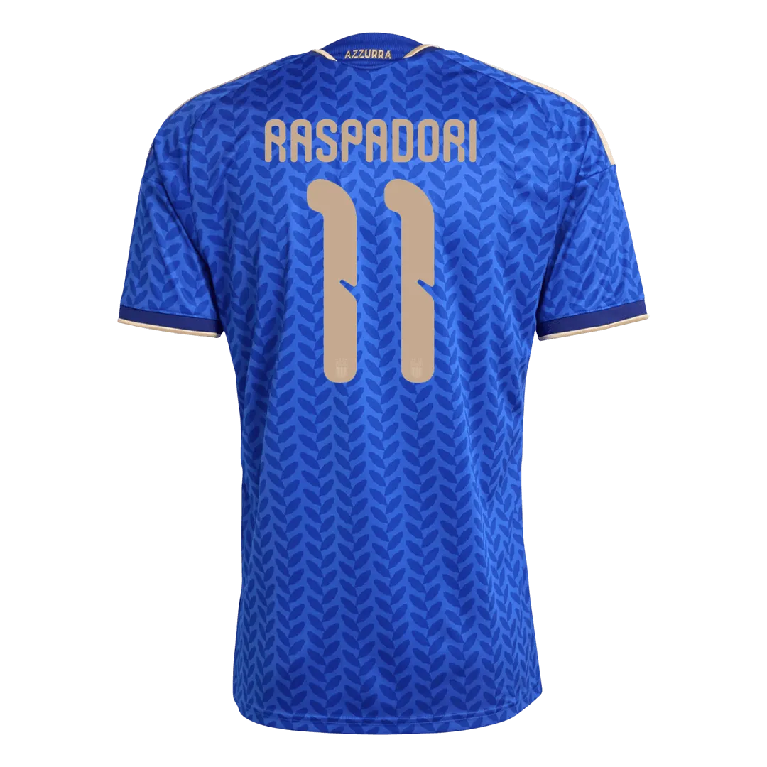 Camiseta de fĂștbol local de Italia RASPADORI #11 Copa Mundial 2026 - Imagen 3