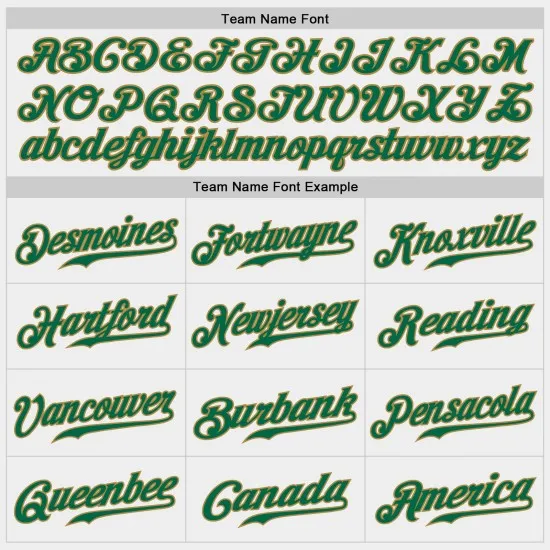 Camiseta de béisbol auténtica White Kelly personalizada dorada y verde antigua - Imagen 2